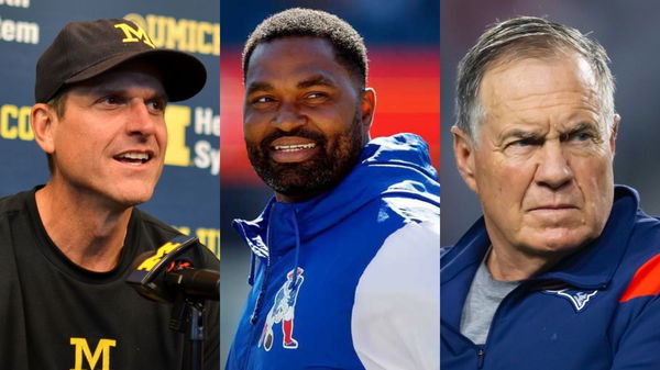 Jim Harbaugh Jared Mayo Bill Belichick