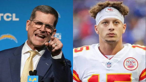 Jim Harbaugh, Patrick Mahomes