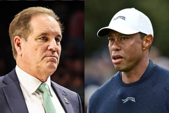 Jim Nantz Tiger Woods Collage