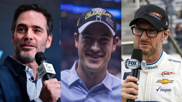 Jimmie Johnson, Joey Logano, Dale Earnhardt Jr