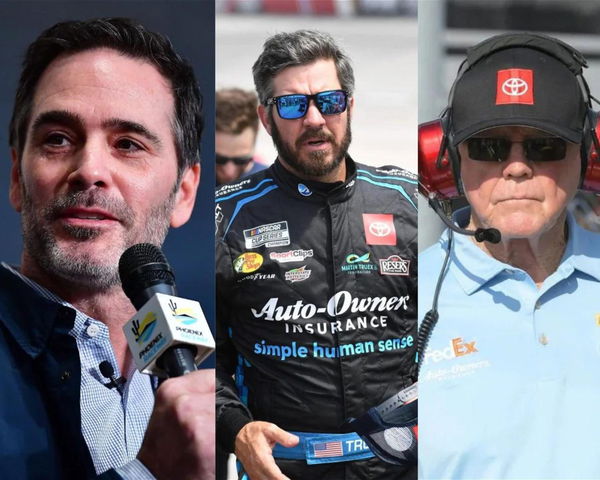 Jimmie Johnson, Martin Truex Jr., Joe Gibbs