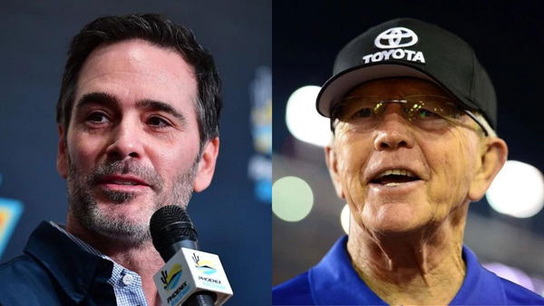 Jimmie Johnson and Joe Gibbs