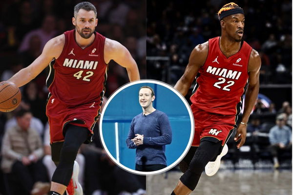 Jimmy Butler, Kevin Love and Mark Zuckerberg