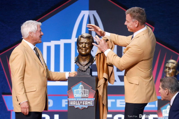 Jimmy Johnson and Troy Aikman