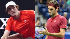 Joao Fonseca and Roger Federer