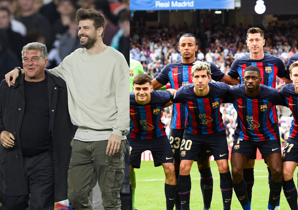 Gerard Pique, Joan Laporta, and Barcelona FC