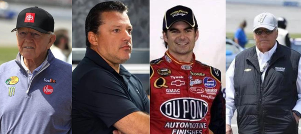 Joe Gibbs, Tony Stewart, Jeff Gordon, Rick Hendrick