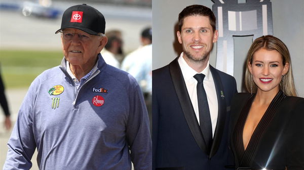 Joe Gibbs, Denny Hamlin, Jordan Fish