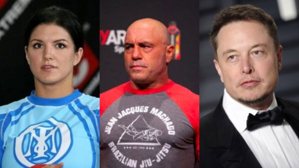 Joe Rogan, Gina Carano, Elon Musk