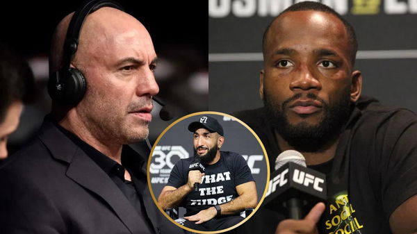 Joe Rogan, Leon Edwards and Belal Muhammad