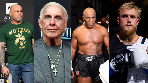 Joe Rogan Ric Flair Mike Tyson Jake Paul