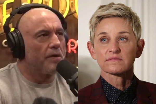 Joe Rogan and Ellen DeGeneres