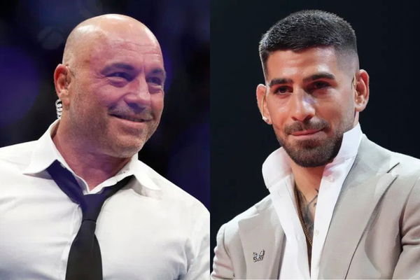 Joe Rogan and Ilia Topuria