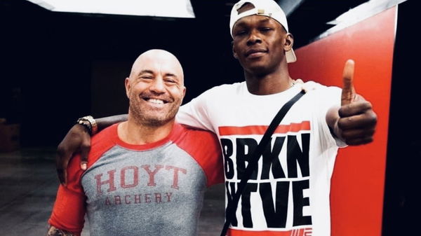 Joe Rogan and Israel Adesanya