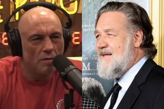 Joe Rogan and Russell Crowe