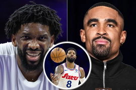 Joel Embiid, Paul George, Jalen Hurts