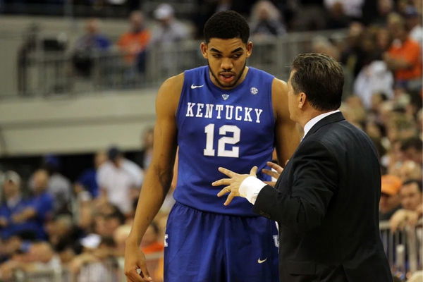 John Calipari- Karl- Anthony Towns