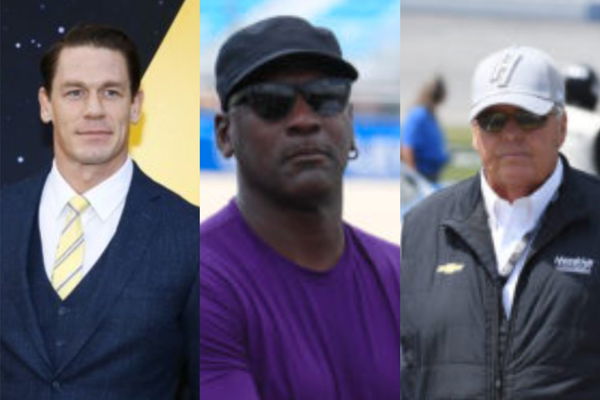 John Cena, Michael Jordan and Rick Hendrick