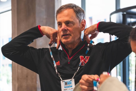 John Cook, Credits: Instagram/Huskers Volleyball