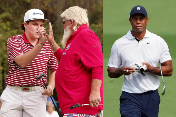 John Daly and Son John Daly II and Tiger Woods