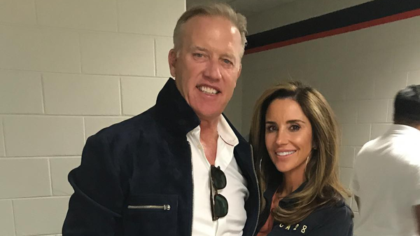 John Elway and Paige Green