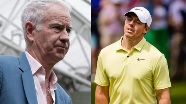 John McEnroe Rory McIlroy Collage