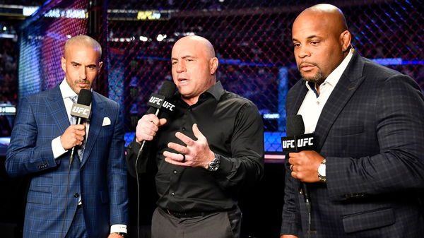 Jon Anik, Joe Rogan and Daniel Cormier