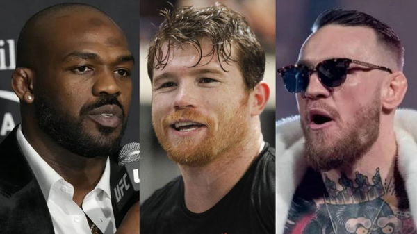 Jon Jones, Canelo Alvarez and Conor McGregor