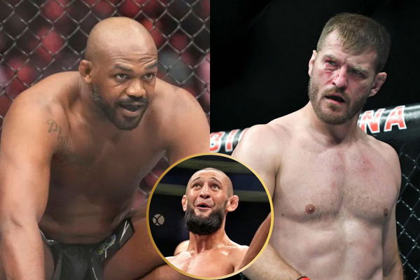 Jon Jones, Stipe Miocic and Khamzat Chimaev