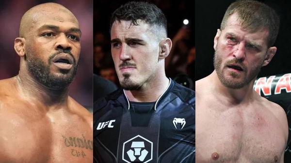 Jon Jones, Tom Aspinall and Stipe Miocic