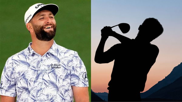 Jon Rahm Silhouette Collage