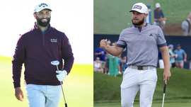 Jon Rahm Tyrrell Hatton Collage
