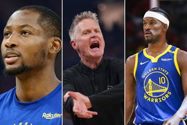 Jonathan Kuminga-Steve Kerr-Jimmy Butler FI