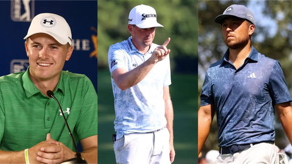 Jordan Spieth Keegan Bradley Xander Schauffele collage