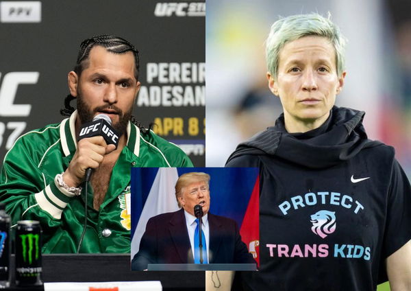 Jorge Masvidal Donald Trump and Megan Rapinoe