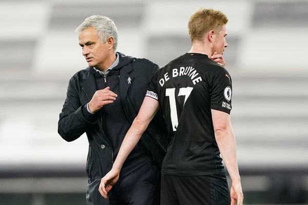 Jose Mourinho and Kevin De Bruyne