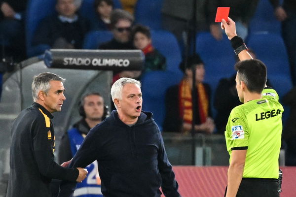 Jose Mourinho referee red card