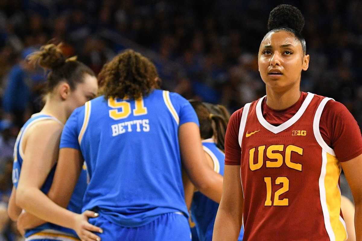 JuJu Watkins in UCLA Celebration