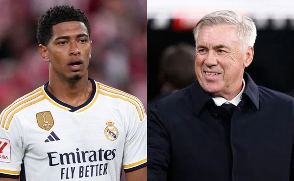 Jude Bellingham and Carlo Ancelotti