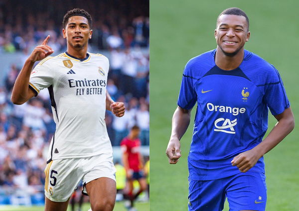 Jude Bellingham and Kylian Mbappe