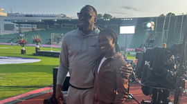 Julien Alfred and Usain Bolt