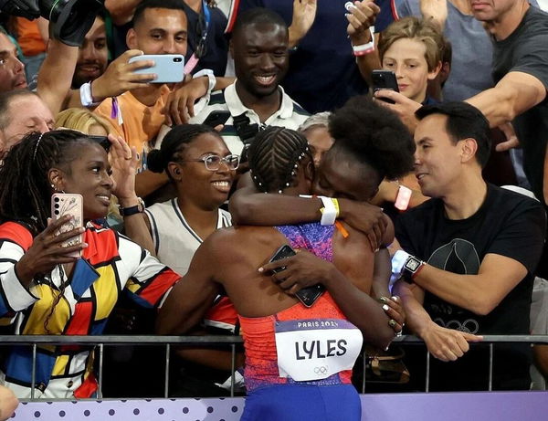 Junelle Bromfield and Noah Lyles