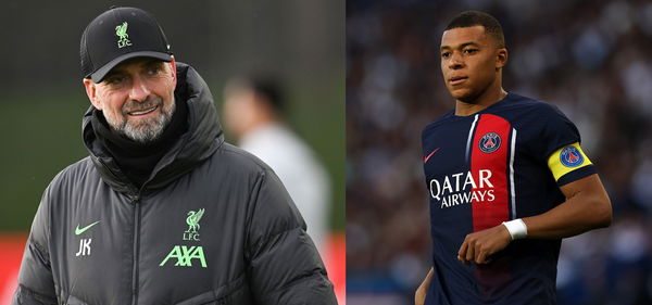 Jurgen Klopp and Kylian Mbappe