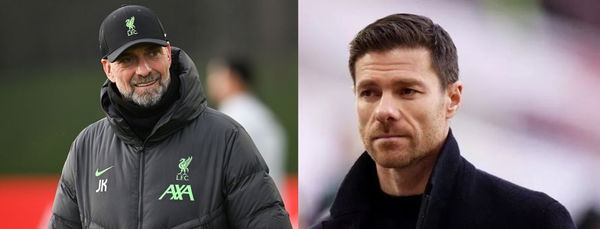 Jurgen Klopp and Xabi Alonso