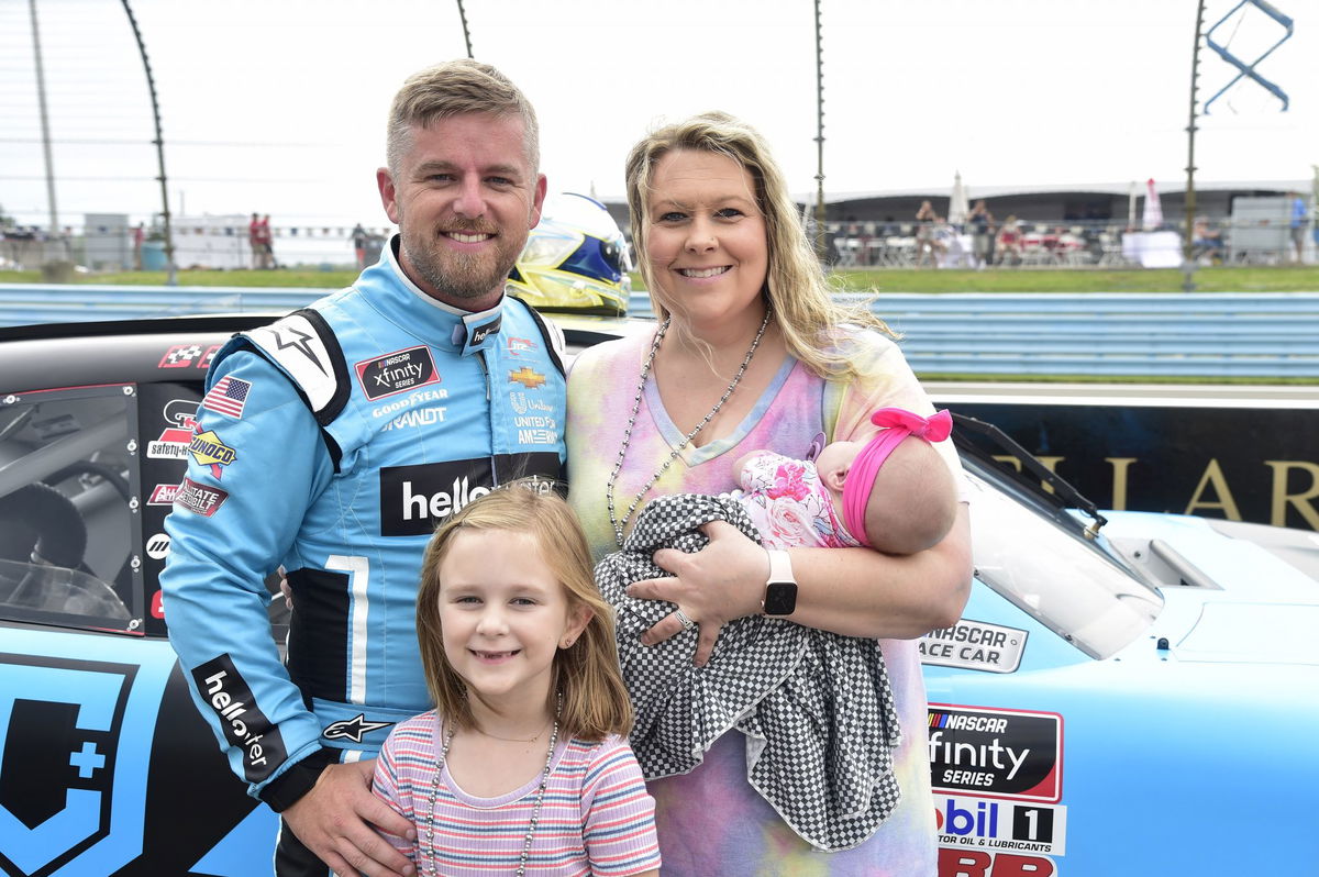 Justin Allgaier Makes Emotional Confession After Heartwarming Victory Lane Moments With Family