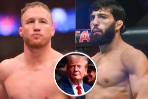 Justin Gaethje, Arman Tsarukyan, Donald Trump