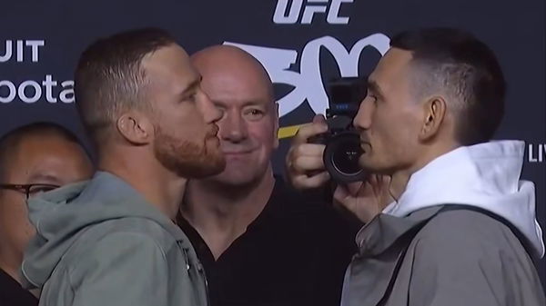 Justin Gaethje and Max Holloway