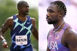 Justin Gatlin and Noah Lyles