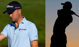 Justin Thomas Golfer Silhouette