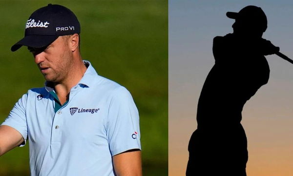 Justin Thomas Golfer Silhouette